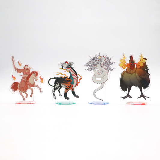 奇談アクリルスタンド｜全4種｜妖怪 × アート│マット・マイヤー