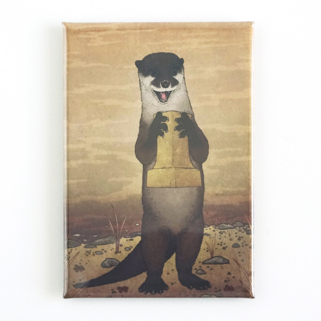 奇談缶マグネット｜全4種｜妖怪 × アート│長方形マグネット│マット・マイヤー